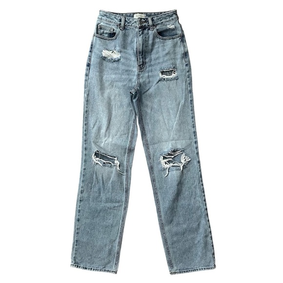 PacSun Denim - PacSun 90's Boyfriend High Rise Distressed Jeans Blue Size 26